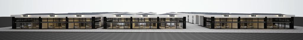 Han Oto Galeri Sitesi genel cephe yerleşimi