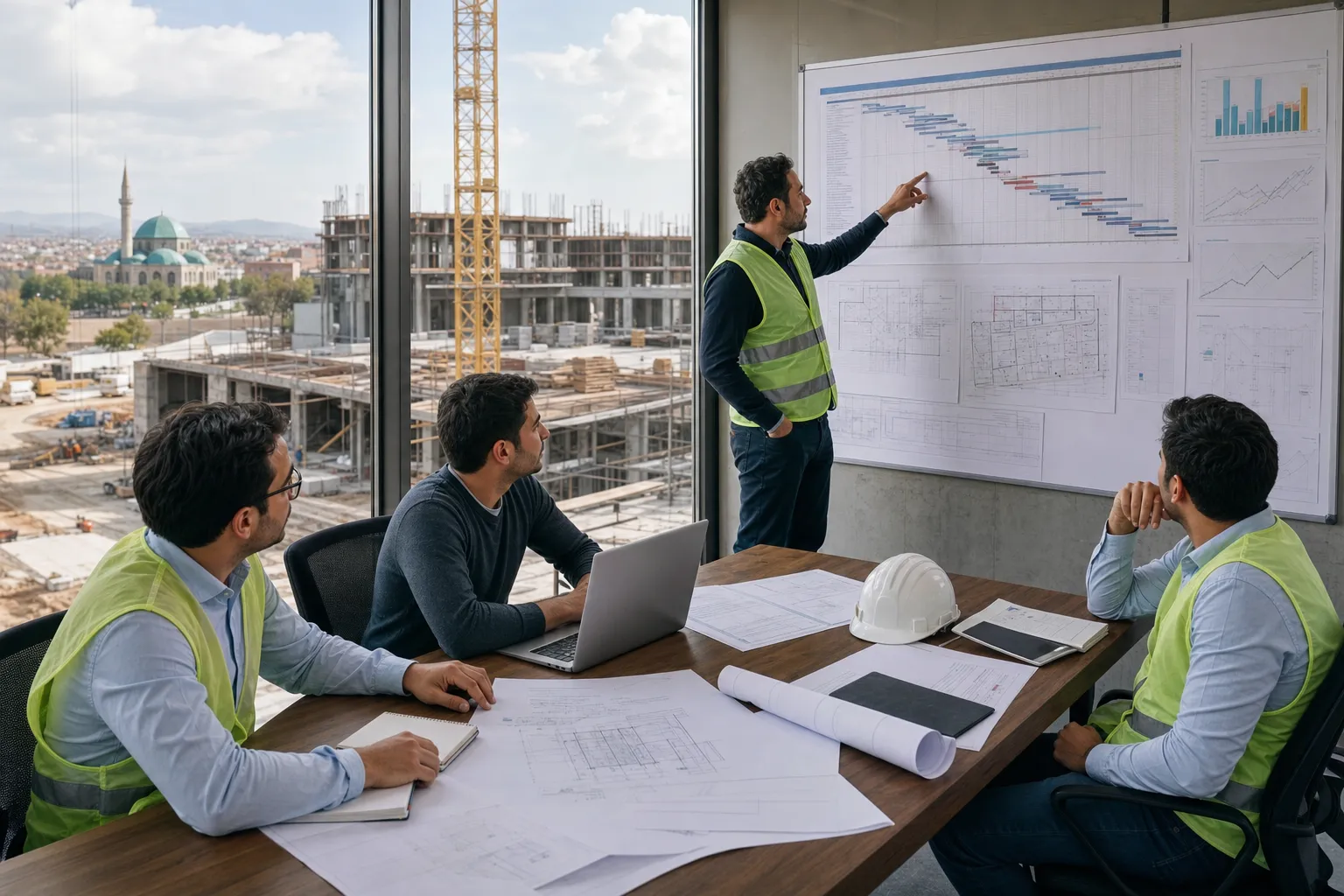 Proje, Şantiye Yönetimi ve Teknik Danışmanlık planlama ve uygulama süreci