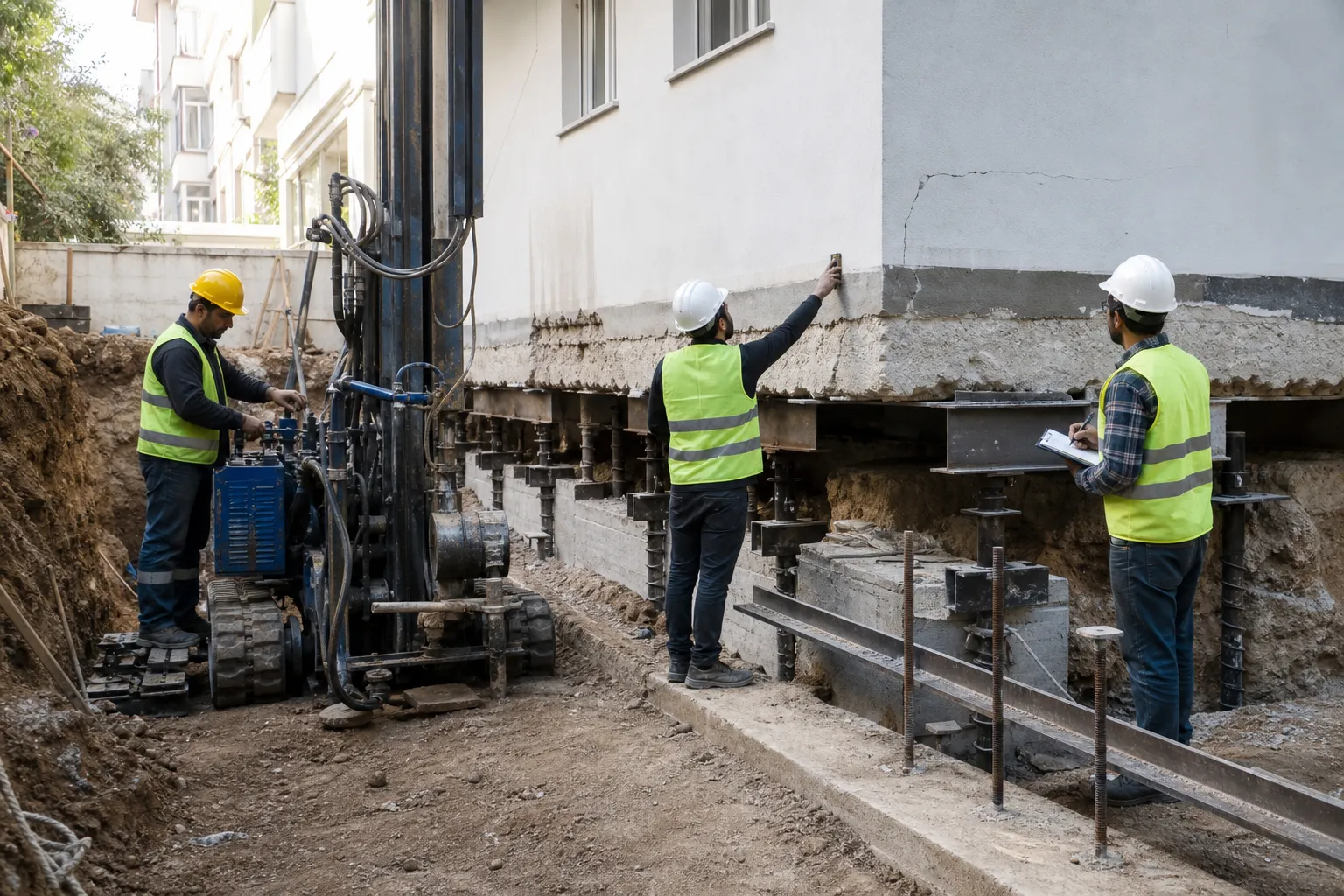 Temel ve Yapı Güçlendirme planlama ve uygulama süreci